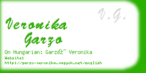 veronika garzo business card